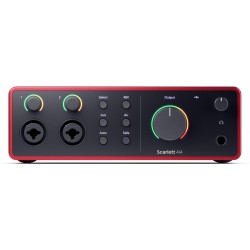 FOCUSRITE SCARLETT 4i4 4th Gen interfaccia audio usb-c 4 in/4 out