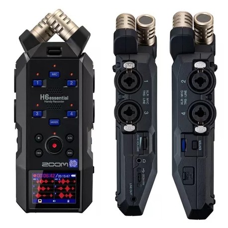 ZOOM H6 essential registrator digitale a 6 tracce 32 bit floating point