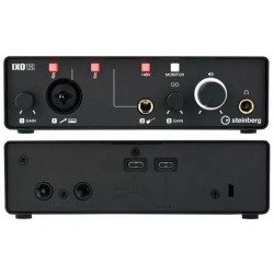 STEINBERG IXO12 Black interfaccia audio usb-c 2x2 nera