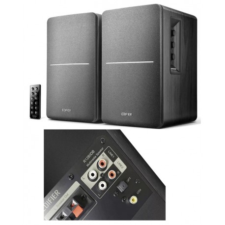 EDIFIER R1280DB Black(coppia) monitor bluetooth 42W con ingresso ottico neri