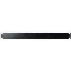 SHOWGEAR 19 inch 1U Blind Panel Black rack panel da 19"