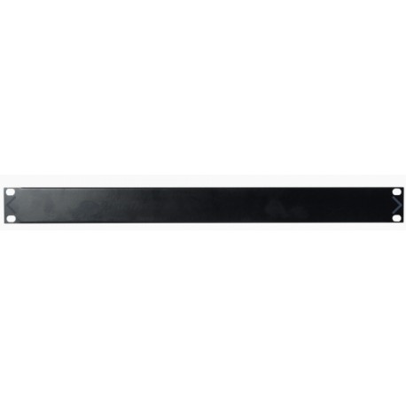SHOWGEAR 19 inch 1U Blind Panel Black rack panel da 19"