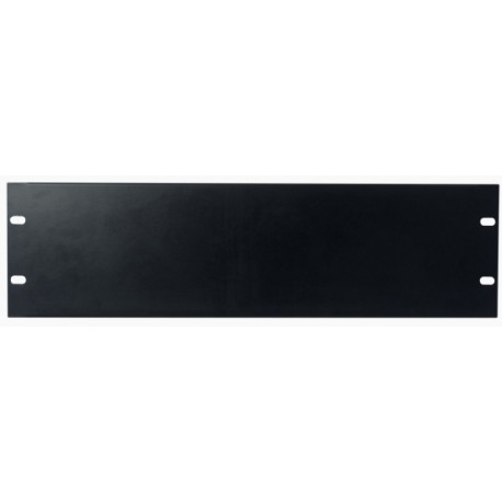 SHOWGEAR 19 inch 3U Blind Panel Black rack panel da 19"