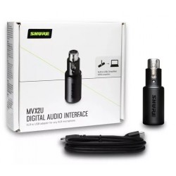 SHURE MVX2U interfaccia ausio usb 2.0