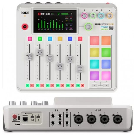 RODE RODECASTER PRO II White studio integrato per la produzione audio