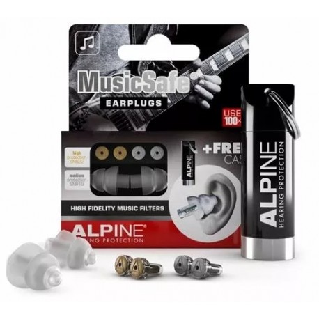 ALPINE Musicsafe kit filtro auricolari per la protezione dell'udito