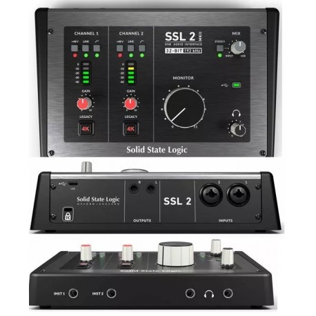 SOLID STATE LOGIC SSL2 MKII scheda audio usb-c 2 in/ 2 out