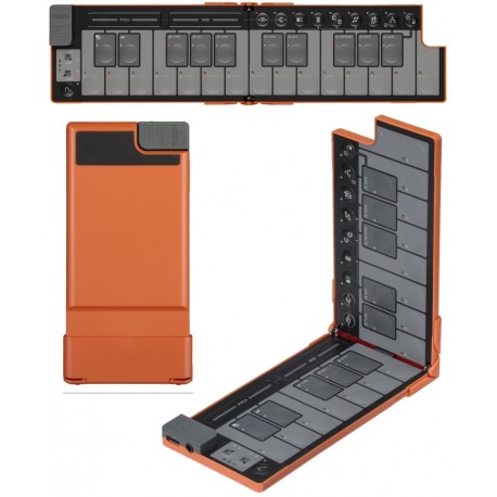 KORG nanoKEY Fold usb/midi controller tascabile a 25 tasti orange