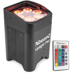 BEAMZ BBP96 parled RGBAW-UV a batteria con telecomando