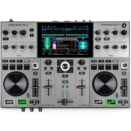 DENON DJ PRIME GO PLUS dj console all-in-one a batteria
