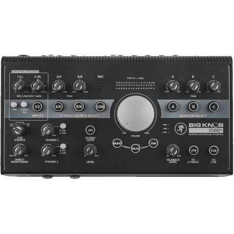 MACKIE Big Knob Studio + controller per studio monitor /selettore sorgente 4x3 con talkback
