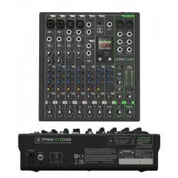 MACKIE PROFX10GO mixer analogico a batteria, usb 10 canali con effetti