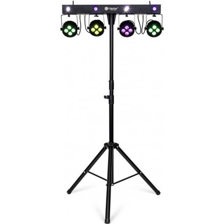 COLORKEY Party Bar Mobile 150 set di luci con n 4 parled a batteria