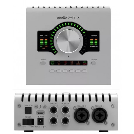 UNIVERSAL AUDIO Apollo Twin X Duo Gen 2 Essentials+ interfaccia audio thunderbolt 3 10X6 input con pacchetto di 20 plug-in