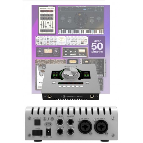 UNIVERSAL AUDIO Apollo Twin X Quad Gen 2 Studio+ interfaccia audio thunderbolt 3 con pacchetto di 50 plug-in