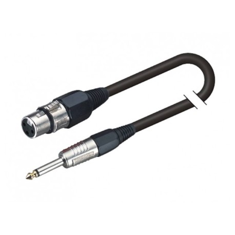 Soundsation BMCJX-5BKCavo microfonico bilanciato XRL F- Jack MONO 6.3mm / 5mt