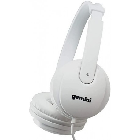 GEMINI DJX-200 White cuffie da dj chiuse bianche