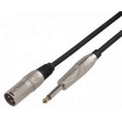 Soundsation BMCXJ-5BKCavo microfonico bilanciato XRL M- Jack MONO 6.3mm / 5mt