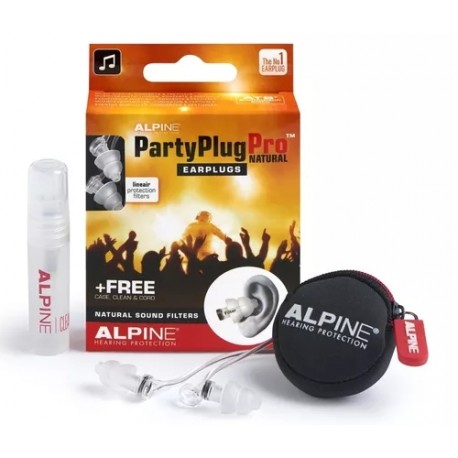 ALPINE PartyPlug Pro Natural tappi auricolari da attennuazione lineare del volume
