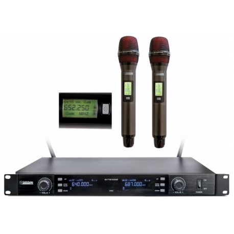 AUDIODESIGN PMU D22 doppio radiomicrofono handheld