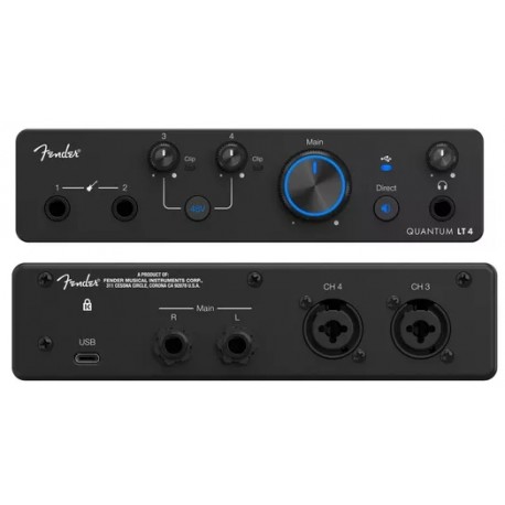 FENDER QUANTUM LT4 interfaccia audio USB-C 4 IN / 2 OUT