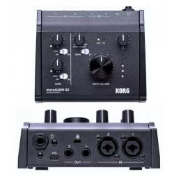 KORG MICROAUDIO 22 interfaccia Audio USB-C 2 In/2 Out