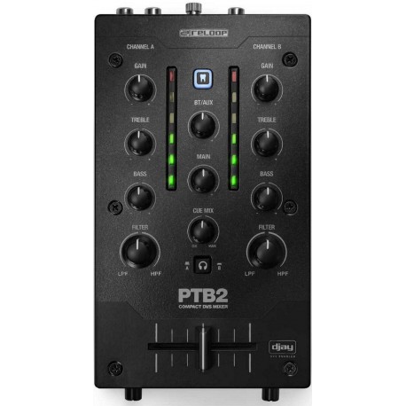 RELOOP PTB-2 2 Channel DJ Mixer With Bluetooth