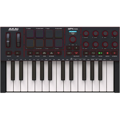 AKAI MPK MINI 4 BLACK USB MIDI controller 25 tasti