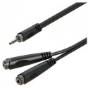 SOUNDSATION GL-JSM2JSFM02 cavo adattatore 1x Mini Jack stereo maschio - 2x Mini Jack femmina stereo