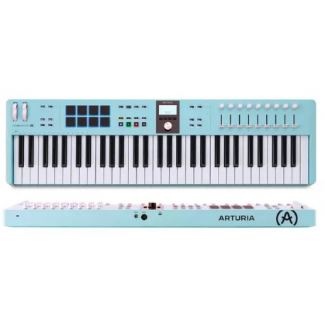 ARTURIA KeyLab Essential Mk3 61 Aquamarine midi/usb a 61 tasti limited edition