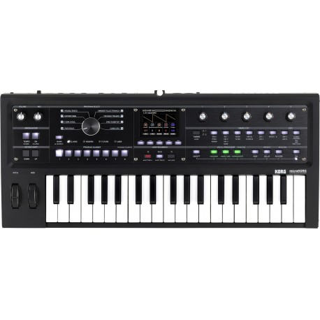KORG microKORG 2 black sintetizzatore a 37 tasti mini nero