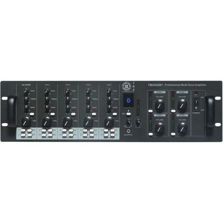 TOPP PRO TMA54Z amplificatore a 4 zone con ricevitore Bluetooth integrato