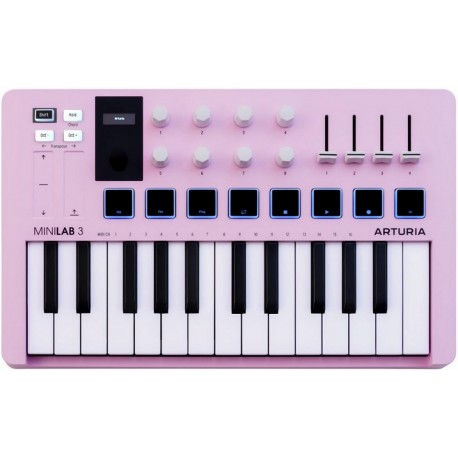 ARTURIA MINILAB 3 Rose Quartz USB controller 25 tasti