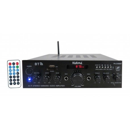 KARMA PA 2380BT amplificatore stereo bluetooth 50w