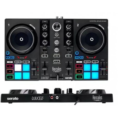 HERCULES DJCONTROL INPULSE 200 MK3 dj controller a due canali