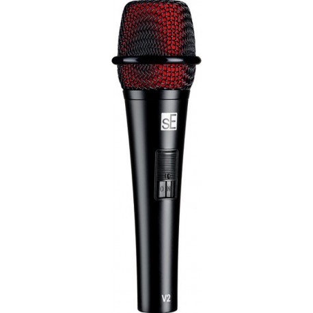 SE ELECTRONICS V2 SWITCH XLR microfono dinamico con on/off e cavo xlr