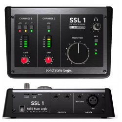 SOLID STATE LOGIC SSL 1 interfaccia audio USB-C 2-IN/2-OUT
