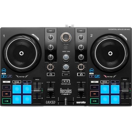HERCULES DJCONTROL INPULSE 200 MK3 dj controller a due canali