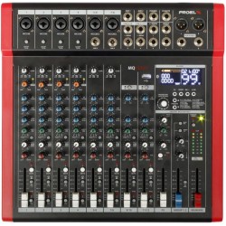 PROEL MQ1222x mixer a 12 canali con effetti, USB e Bluetooth