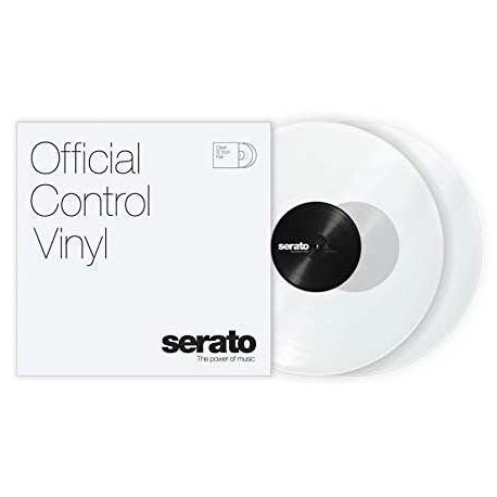 SERATO Official Control Vinyl Clear 12" coppia di vinili di controllo trasparenti