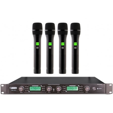 AUDIODESIGN PMU 2214 Sistema microfonico wireless UHF 4 canali