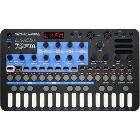SONICWARE LIVEN XFM sintetizzatore fm a 27 tasti mini