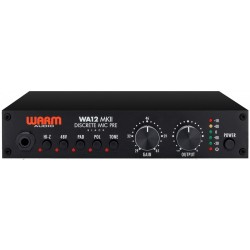 WARM AUDIO WA12 MKII BLACK preamplificatore microfonico nero