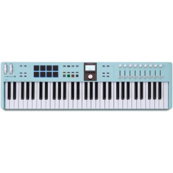 ARTURIA KeyLab Essential Mk3 61 Aquamarine midi/usb a 61 tasti limited edition