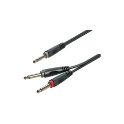 SOUNDSATION CAVO ADATTATORE GO-LINKJJJ-15BK jack maschio stereo+ 2 jack maschio mono