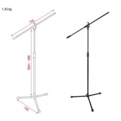 SHOWGEAR MICROPHONE STAND VALUE LINE asta microfonica
