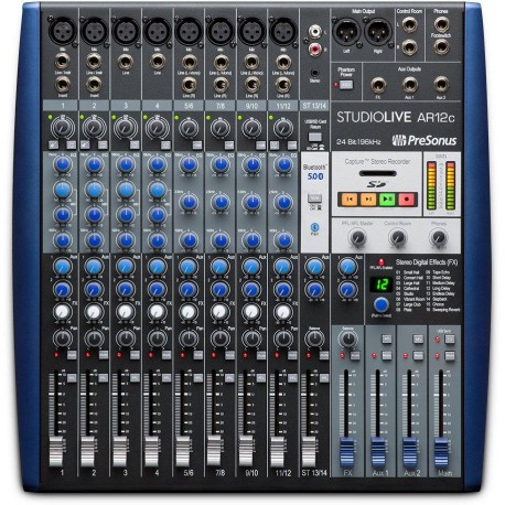 PRESONUS StudioLive AR12c mixer 12 canali con effetti e interfaccia audio multi-canale USB