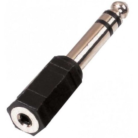 SOUNDSATION Adattatore Jack Femmina 3.5 mm - Jack Maschio 6.3 mm stereo