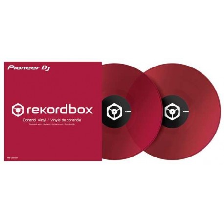 PIONEER Rekordbox Control Vinyl (coppia) - Red