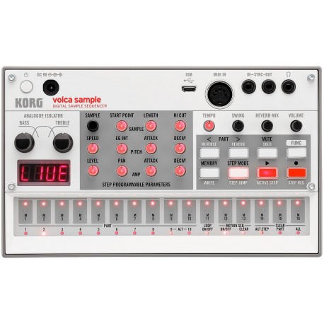 KORG Volca Sample 2 drum machine con campionatore e sequencer